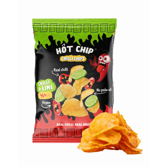 Hot Chip Chilli & Lime Chips 80g