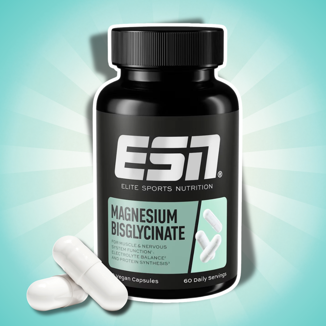 ESN Magnesium Bisglycinate 120 Kapseln | Hochwertiges Magnesium-Bisglycinat