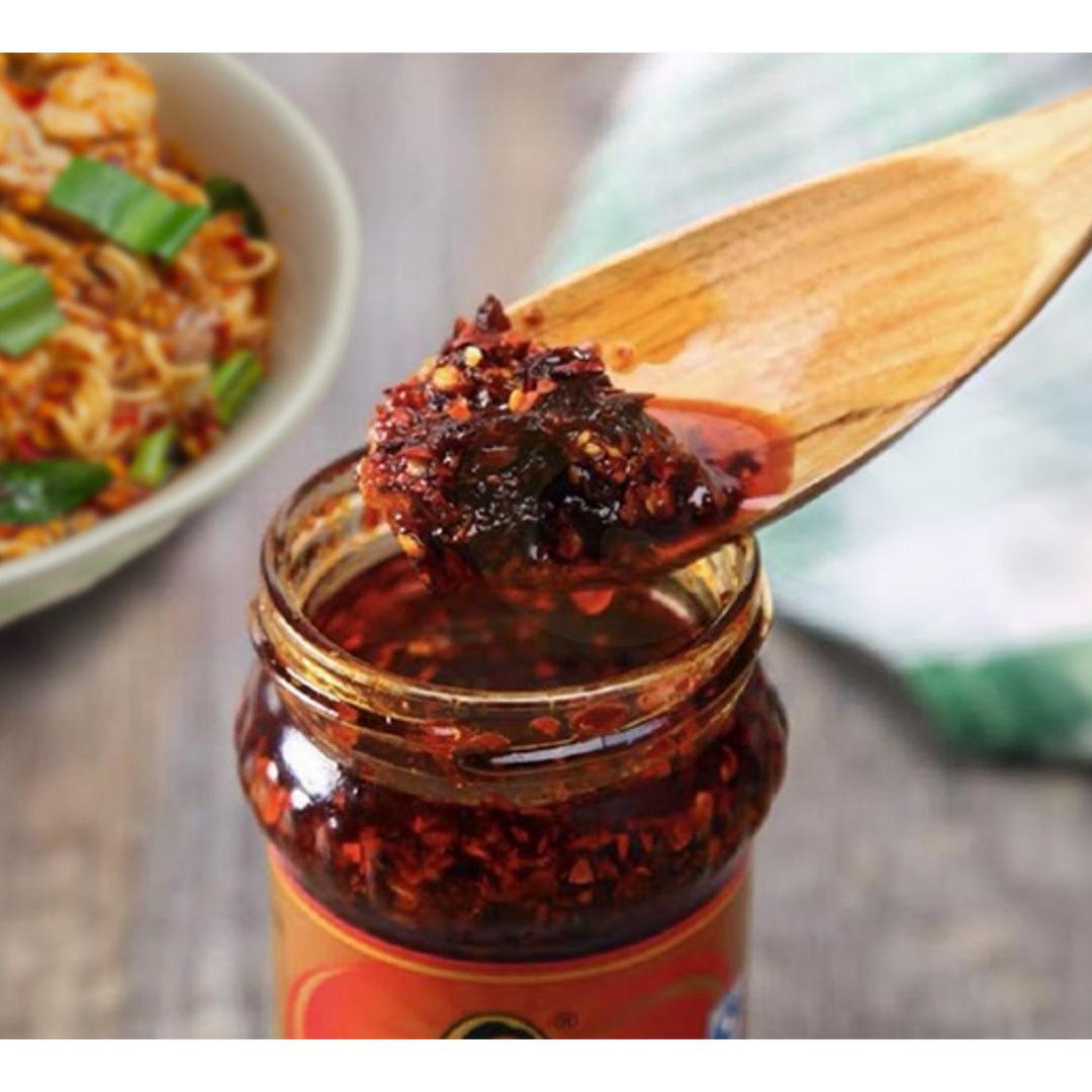 Lao Gan Ma Crispy Chili in Oil – 210 g | Ohne Sojabohnen & Bohnenpaste | Original aus China