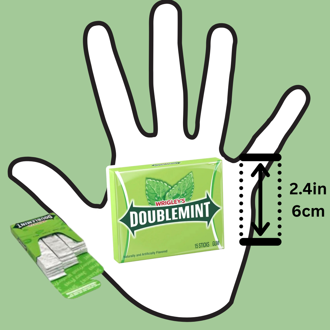 1x Wrigley’s Doublemint Chewing Gum – 15 Sticks – 1 Packung