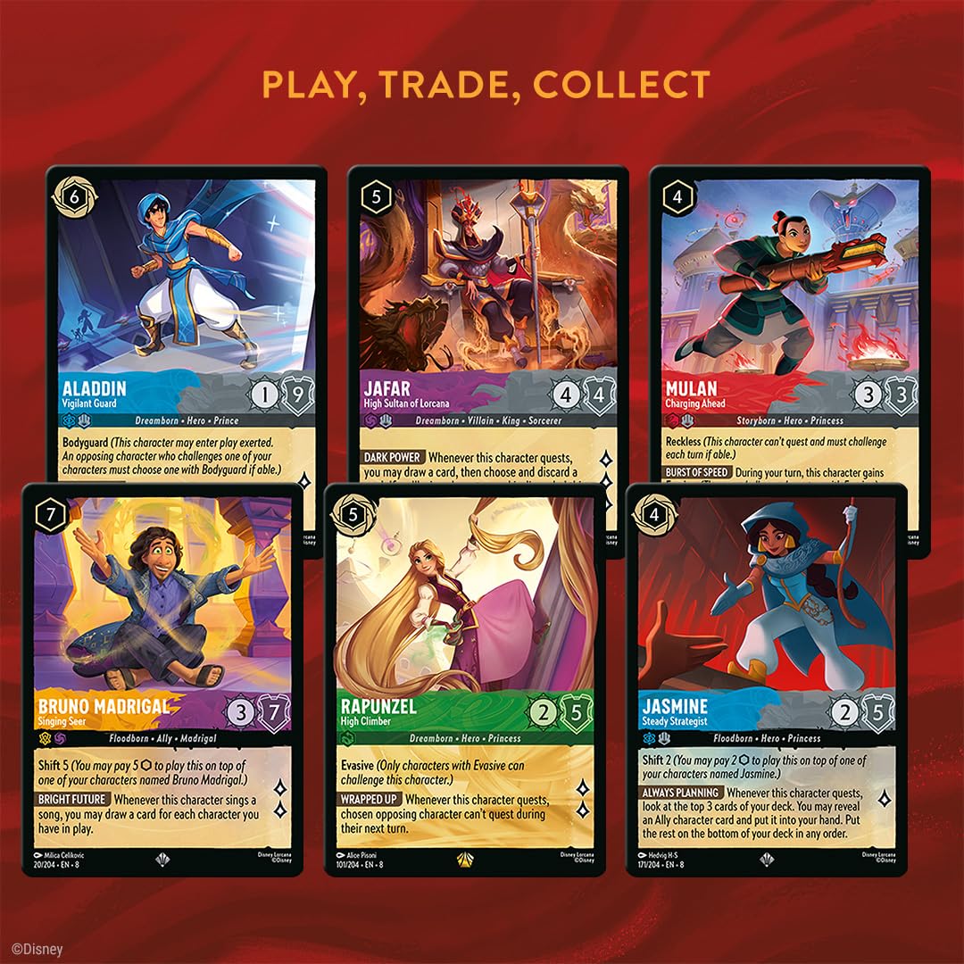 Disney Lorcana: Reign of Jafar - Display mit 24 Booster Packs (Englisch)