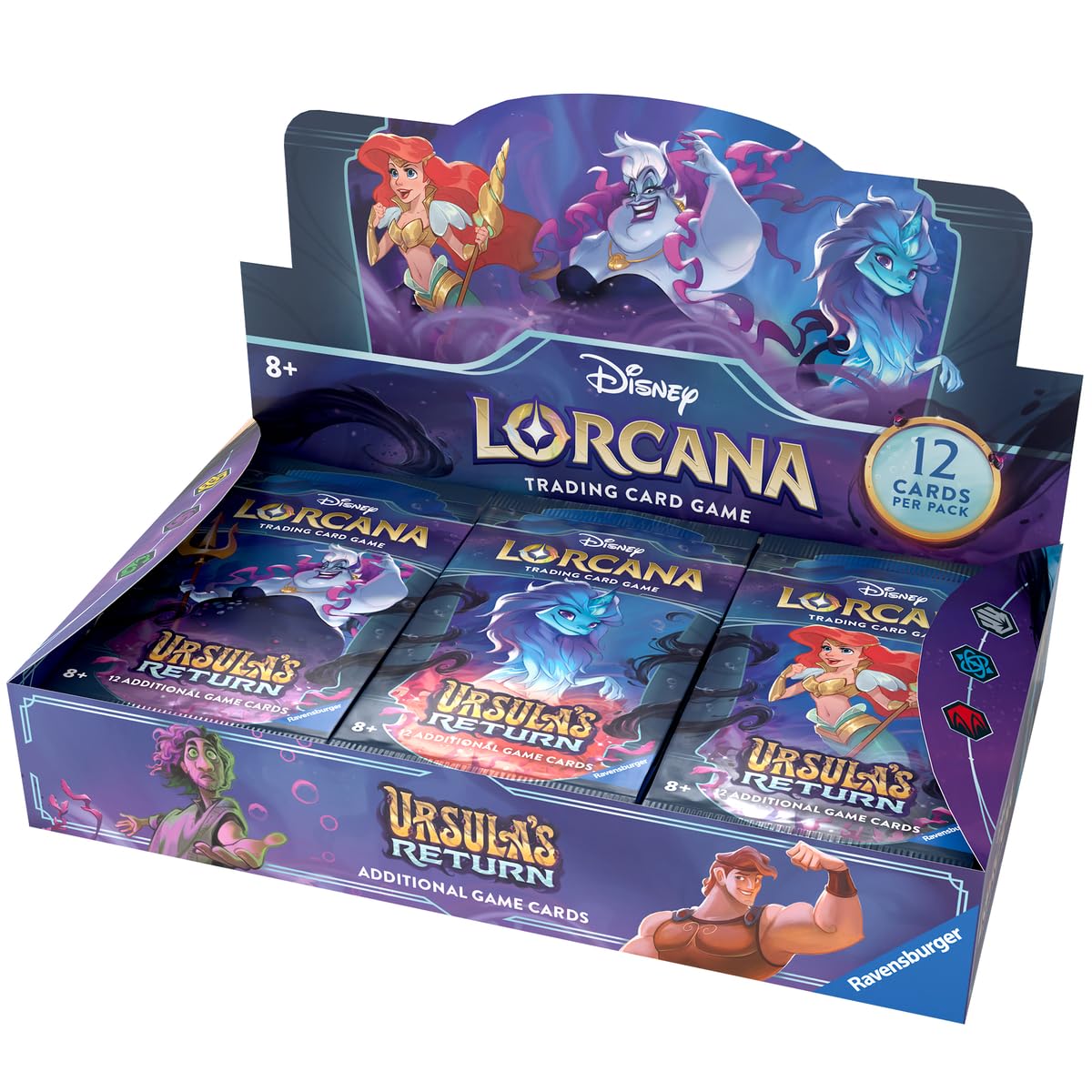 Disney Lorcana Trading Card Game: Set 4 - Booster Display mit 24 Booster Packs (Englisch)