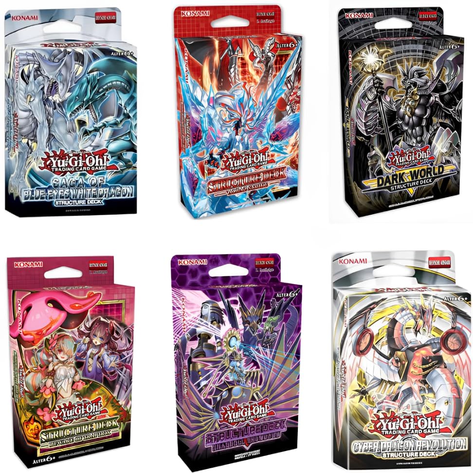 3er Yugioh Special Mystery Set - 3 zufällige Yugioh Battle Decks - DEUTSCH + Heartforcards® Versandschutz