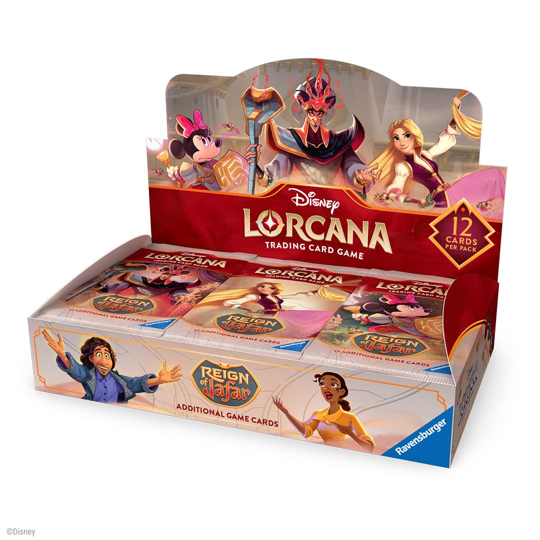Disney Lorcana: Reign of Jafar - Display mit 24 Booster Packs (Englisch)