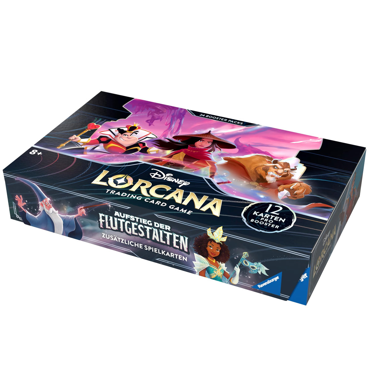 Ravensburger 11098272 Disney Lorcana: Aufstieg der Flutgestalten - Display mit 24 Booster Packs (Deutsch)