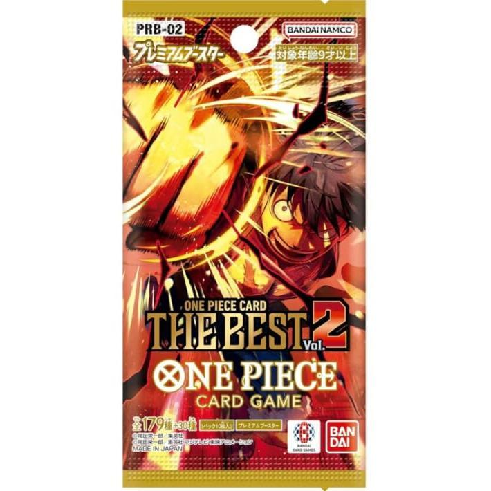 The Best 2.0 PRB02 Booster (1 Pack) [Japanisch] – 10 Karten | Premium Reprint Set mit Alternate Arts & Manga Rare Sanji | Mit Heartforcards® Versandschutz