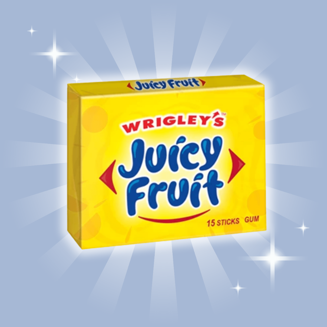 10x Wrigley’s Juicy Fruit Original Kaugummi – 10x37,5 g – Klassischer fruchtiger Kaugummi-Geschmack