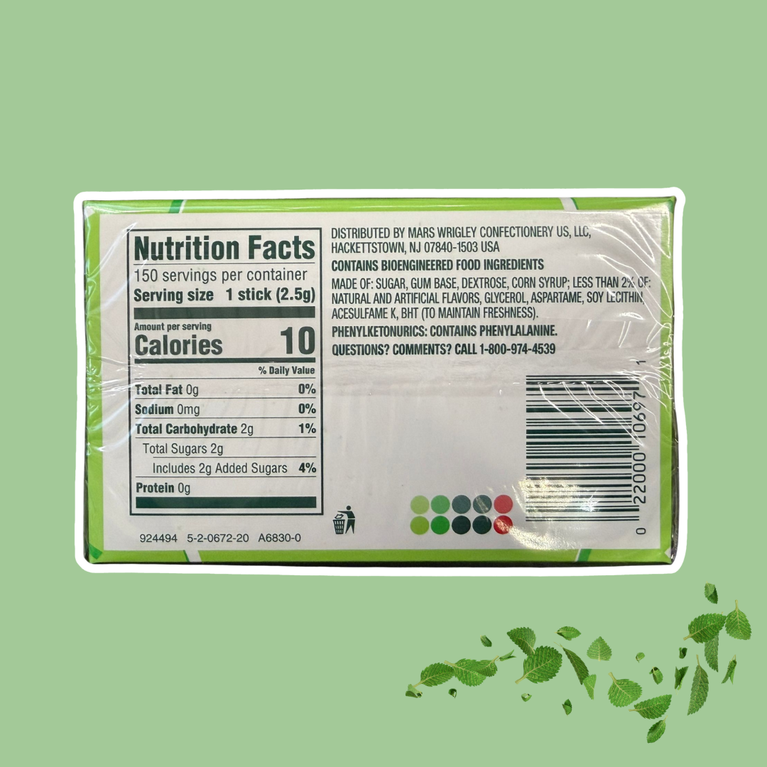 1x Wrigley’s Doublemint Chewing Gum – 15 Sticks – 1 Packung