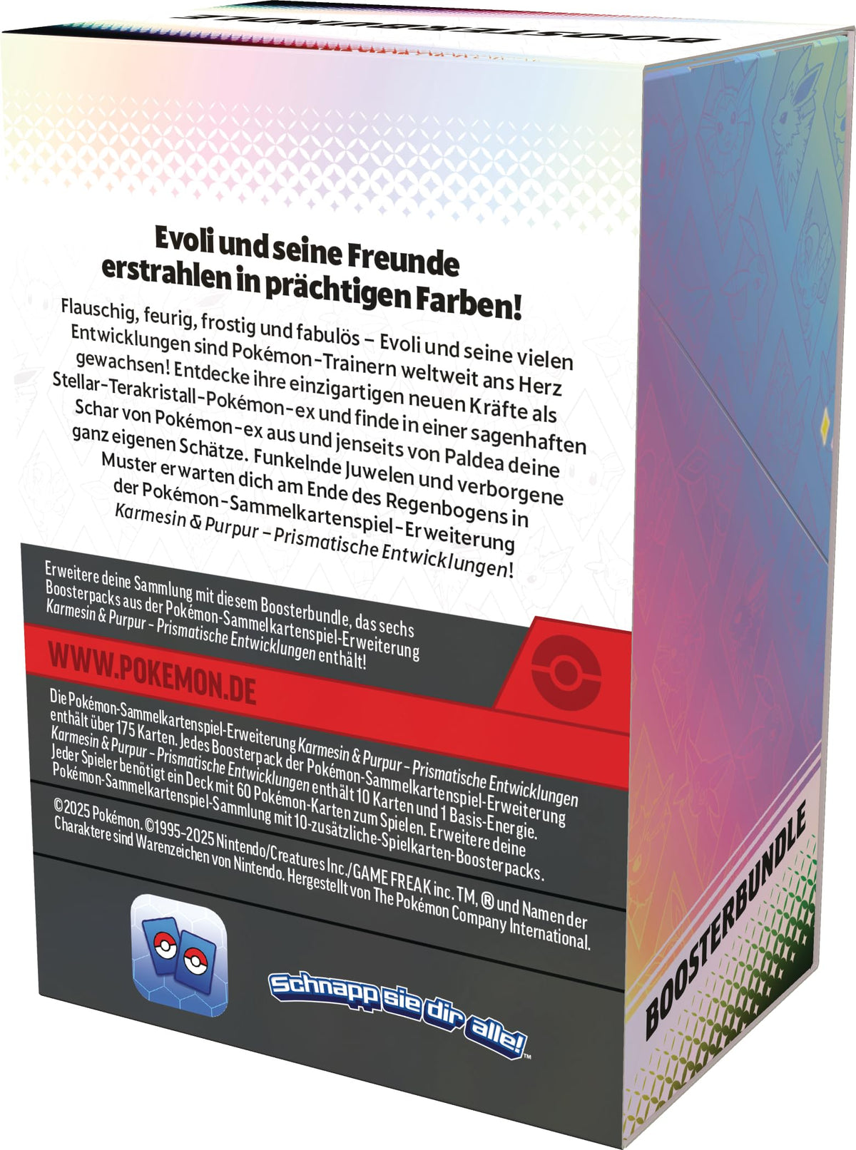 Pokémon TCG Sammelkartenspiel  Prismatic Evolutions Booster Bundle (6 Packs)  – (Englisch)