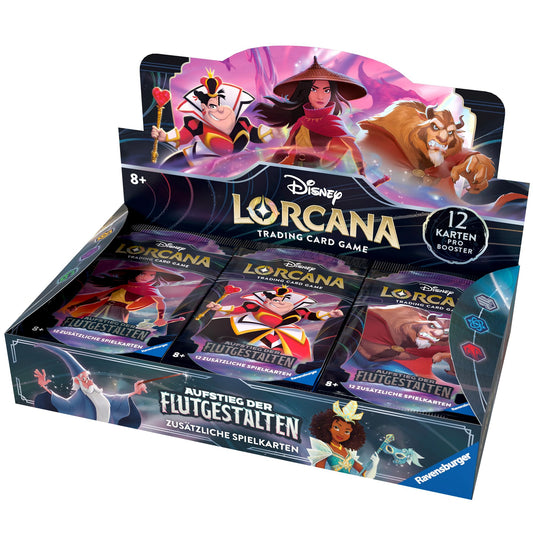 Ravensburger 11098272 Disney Lorcana: Aufstieg der Flutgestalten - Display mit 24 Booster Packs (Deutsch)