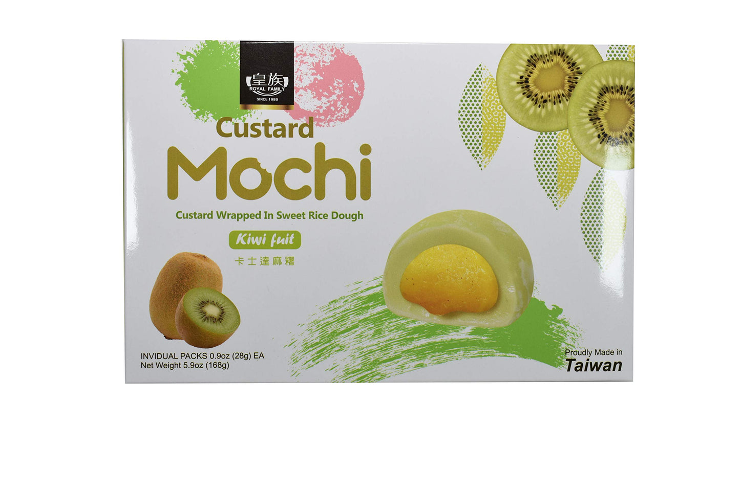 Custard Mochi Kiwi 168g