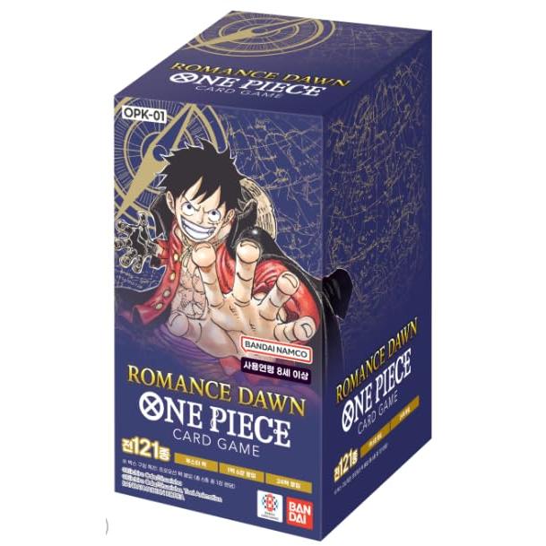 One Piece Romance Dawn OP01 Booster Box Chinesisch Version, 24 Packs, 6 Cards per Pack