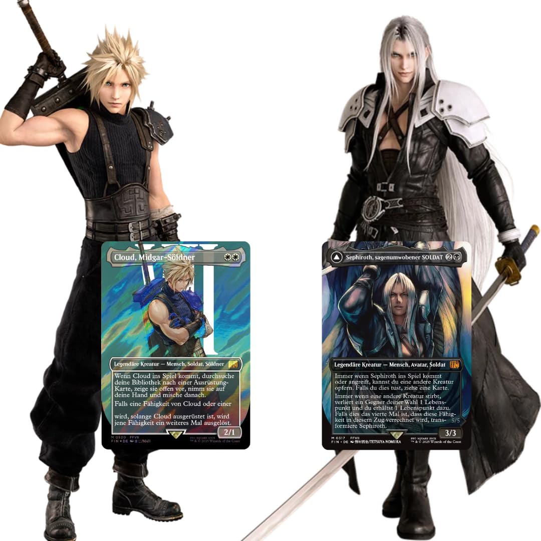 Magic The Gathering – Final Fantasy Starter Kit (DE) | 2 x 60 Kartendecks + Deckboxen, Guide & Arena Codes | Magic Einsteigerpaket
