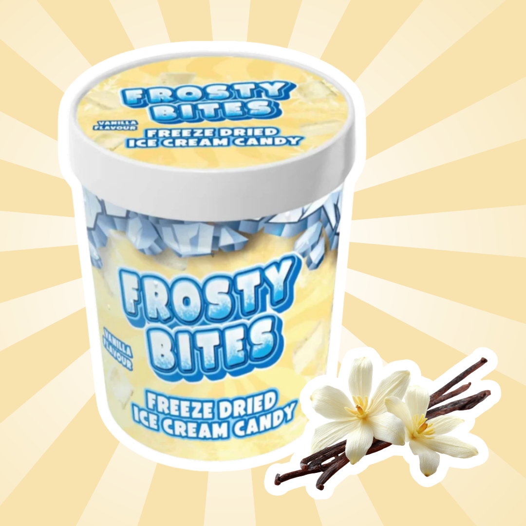 Frosty Bites Vanilla – Freeze Dried Ice Cream Candy 40g