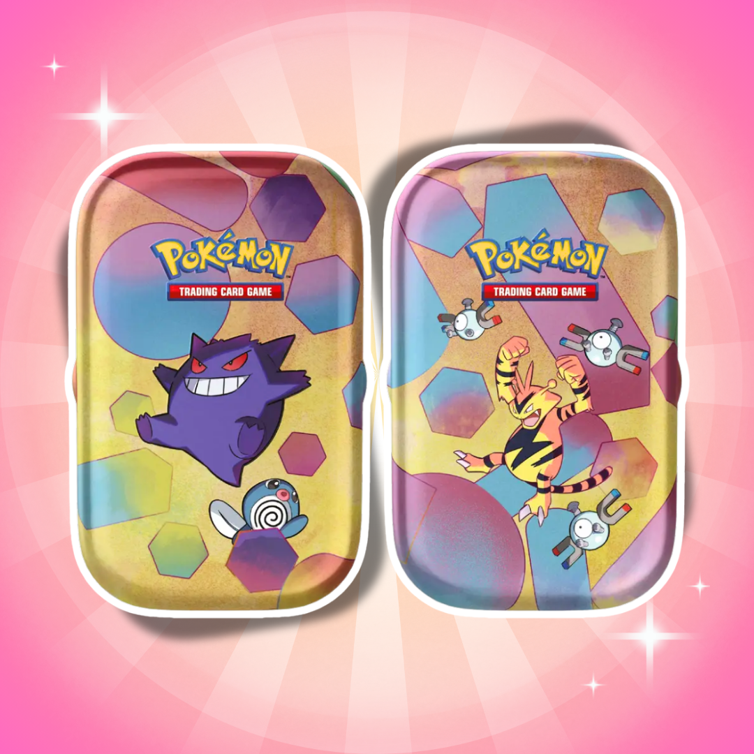 1x Pokémon Karmesin & Purpur 151 Mini Tin Englisch  – Zufälliges Design