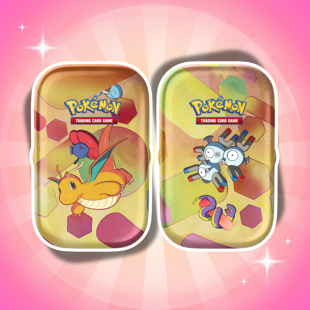 1x Pokémon Karmesin & Purpur 151 Mini Tin Englisch  – Zufälliges Design