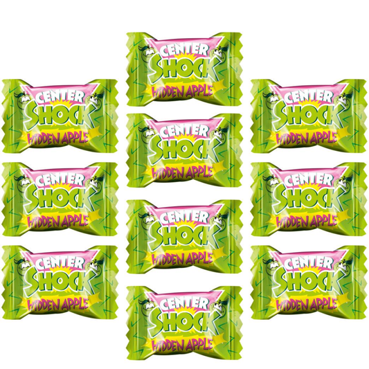 Center Shock Hidden Apple 10er Pack – Extrasaure Apfel-Kaugummis