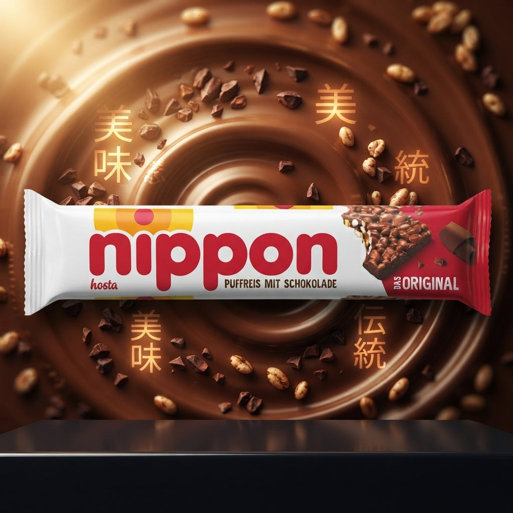 Nippon Original Puffreis mit Milchschokolade 24 × 200 g