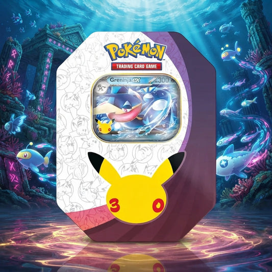 Pokémon TCG: 30th Celebration Greninja ex Tin – English