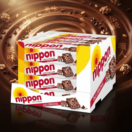 Nippon Original Puffreis mit Milchschokolade 24 × 200 g