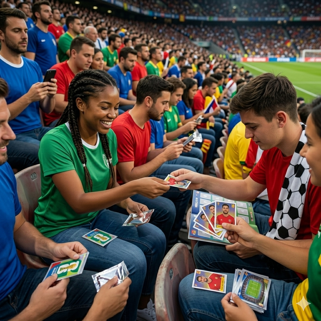 Panini FIFA World Cup 2026 Start Set XL Softcover mit 6 Tüten + 1 DFB Spezial Sticker – 7 Sticker je Tüte