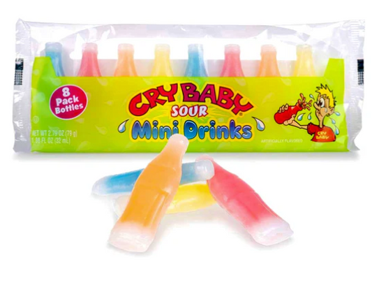 Cry Baby Sour Wax Candy – 79g | Saure Flüssig-Bonbons in Waxflaschen