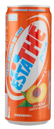 Estathé Pesca – Pfirsich-Eistee, 330ml Dose | Erfrischender Tee mit natürlichem Pfirsichgeschmack