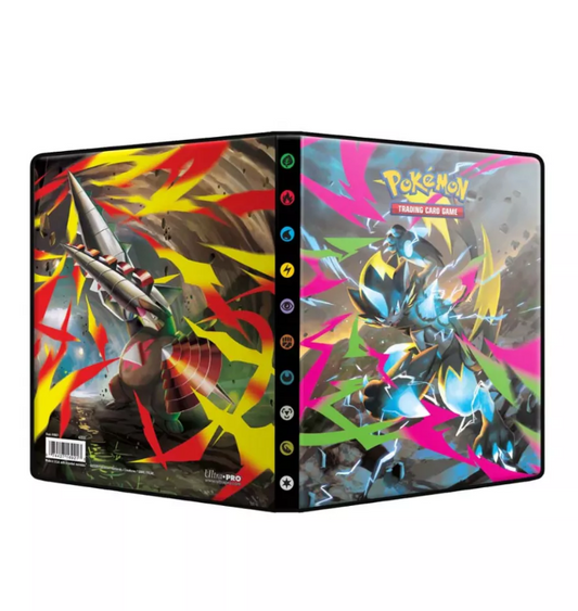 Ultra PRO Pokemon TCG Pitch Black Dunkelnacht 4-Pocket Portfolio – Sammelalbum für Pokémon TCG