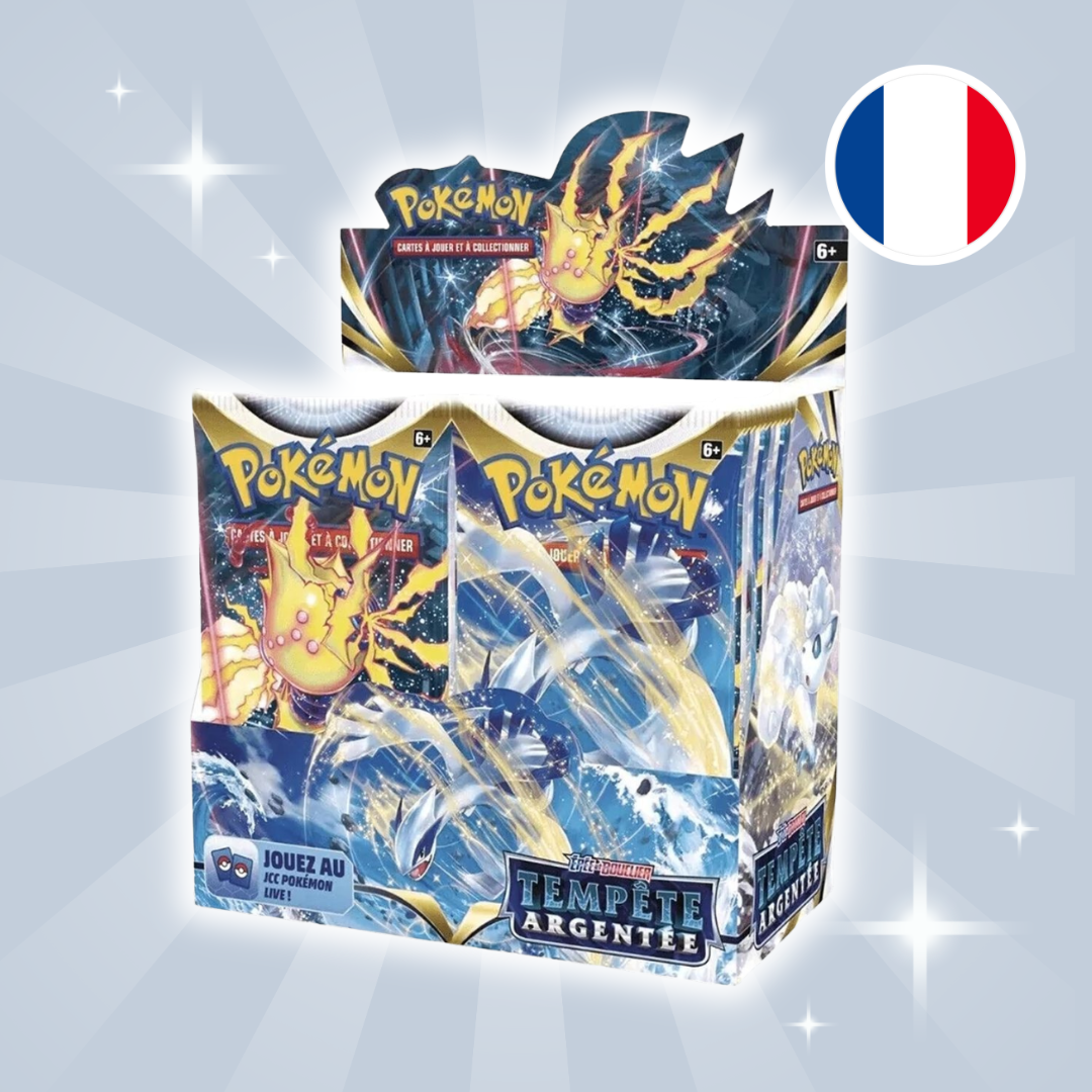 Pokémon Tempête Argentée – Display (36 Booster) | Französische Edition | Silver Tempest FR