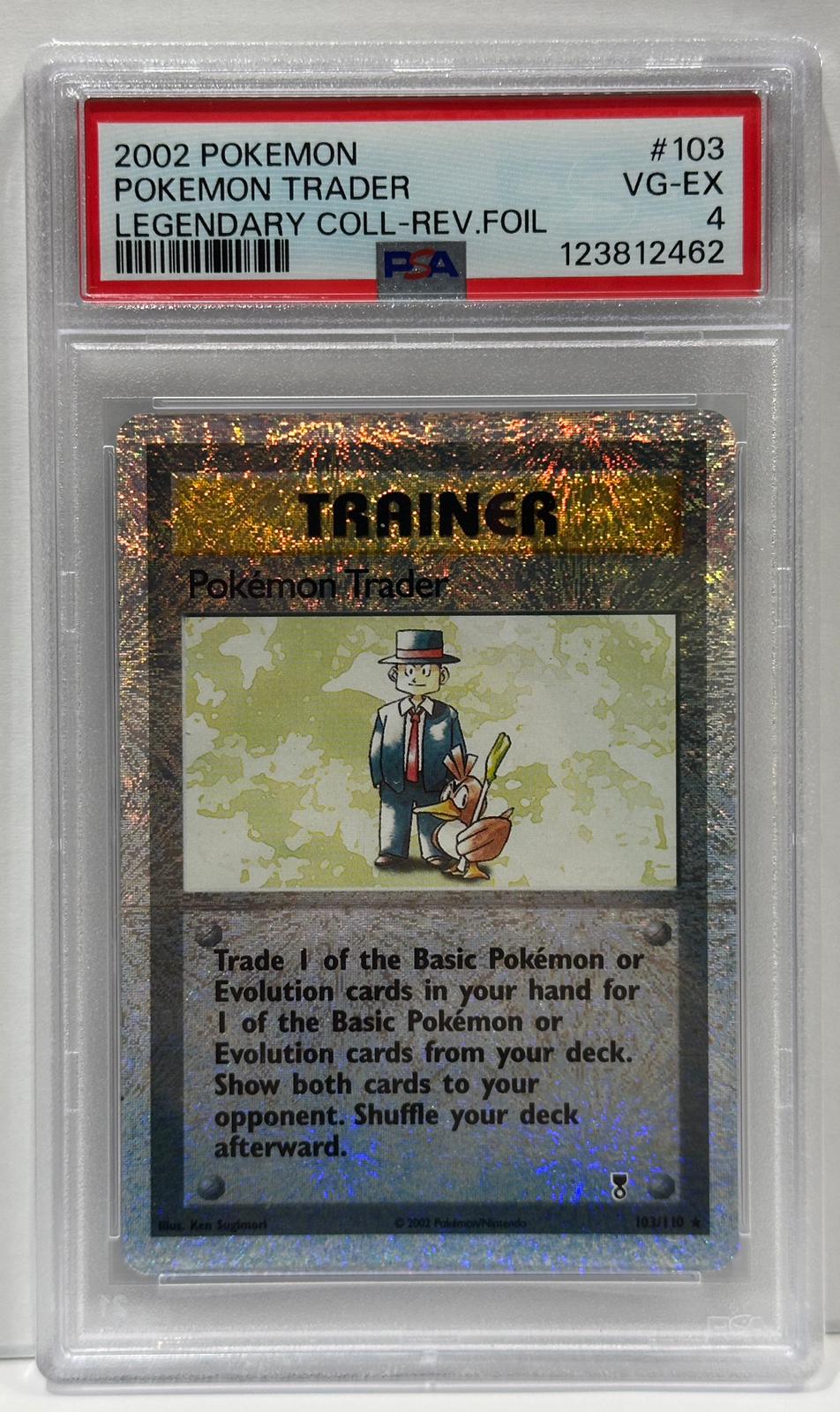 Trader Reverse Foil #103 – PSA 4 (VG-EX) – 2002 Legendary Collection – Englisch – Original & Zertifiziert