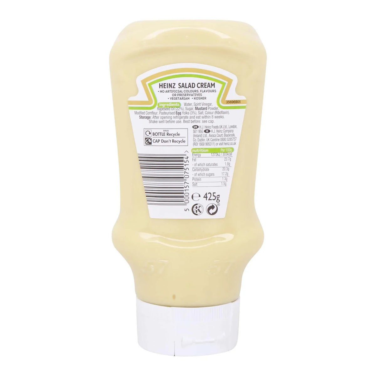 Heinz Salad Cream Original 425 g – Original britische Salatcreme