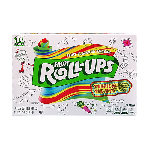 Fruit Roll-Ups Tropical Tie Dye 112g