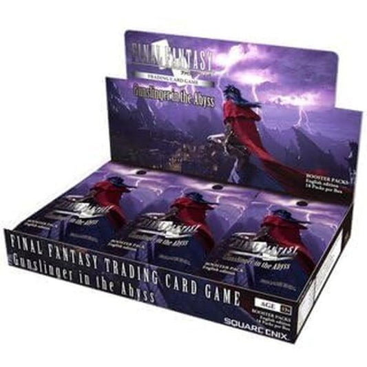 Gunslinger in the Abyss Booster Display [Englisch] – Final Fantasy TCG – 18 Boosterpacks | Limit Break & neue Illustrationen | Mit Heartforcards® Versandschutz