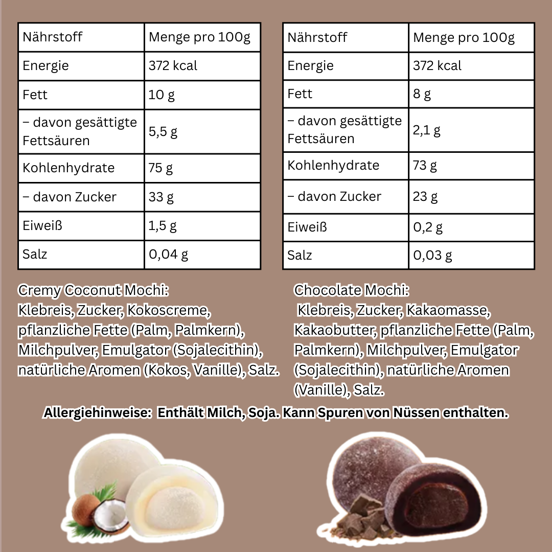 1er Royal Mochi – Premium Mochi Japanische Reiskuchen (verschiedene Sorten zur Auswahl)