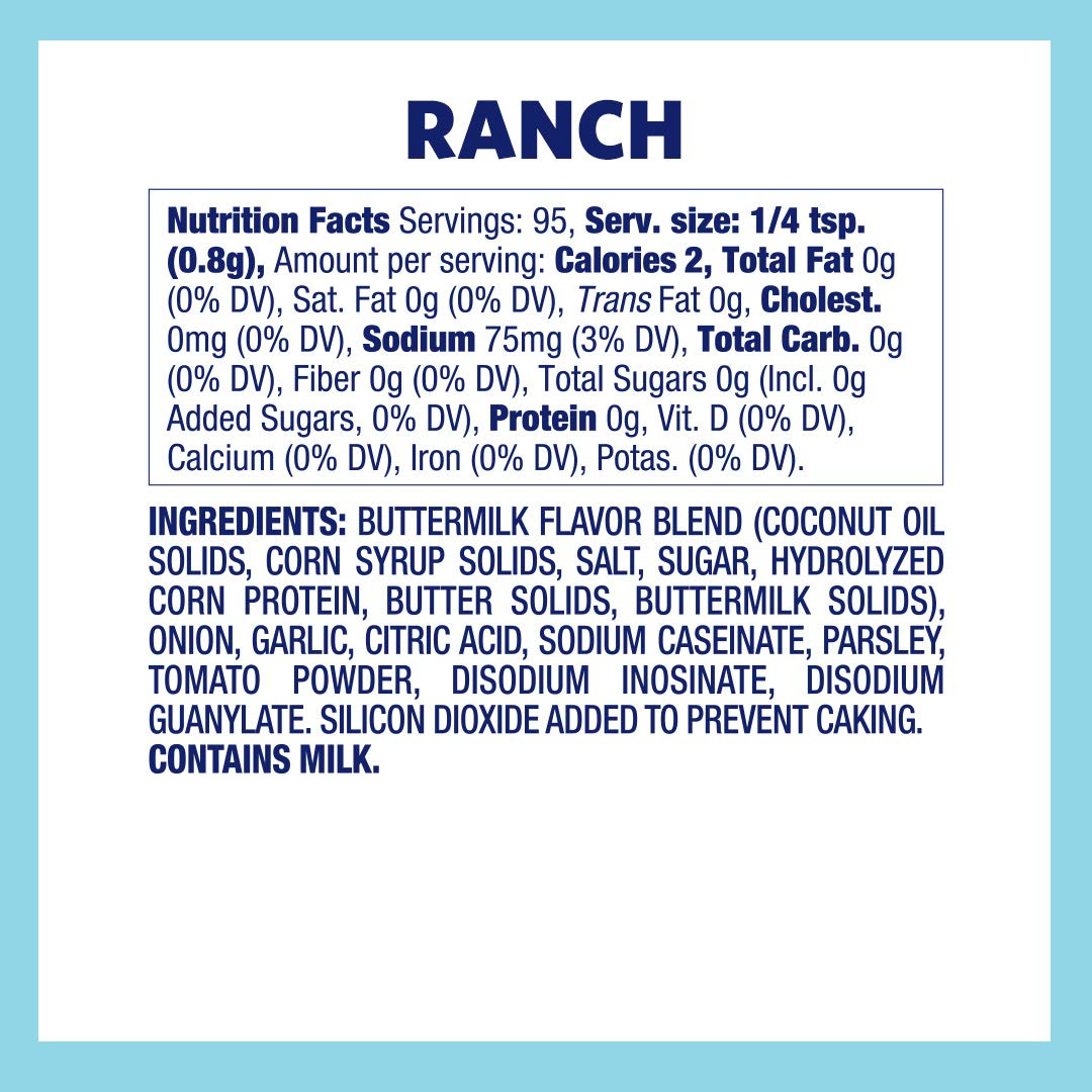 Kernel Season’s Ranch Popcorn Seasoning – Würziges Ranch-Gewürz für Popcorn & Snacks | 76 g