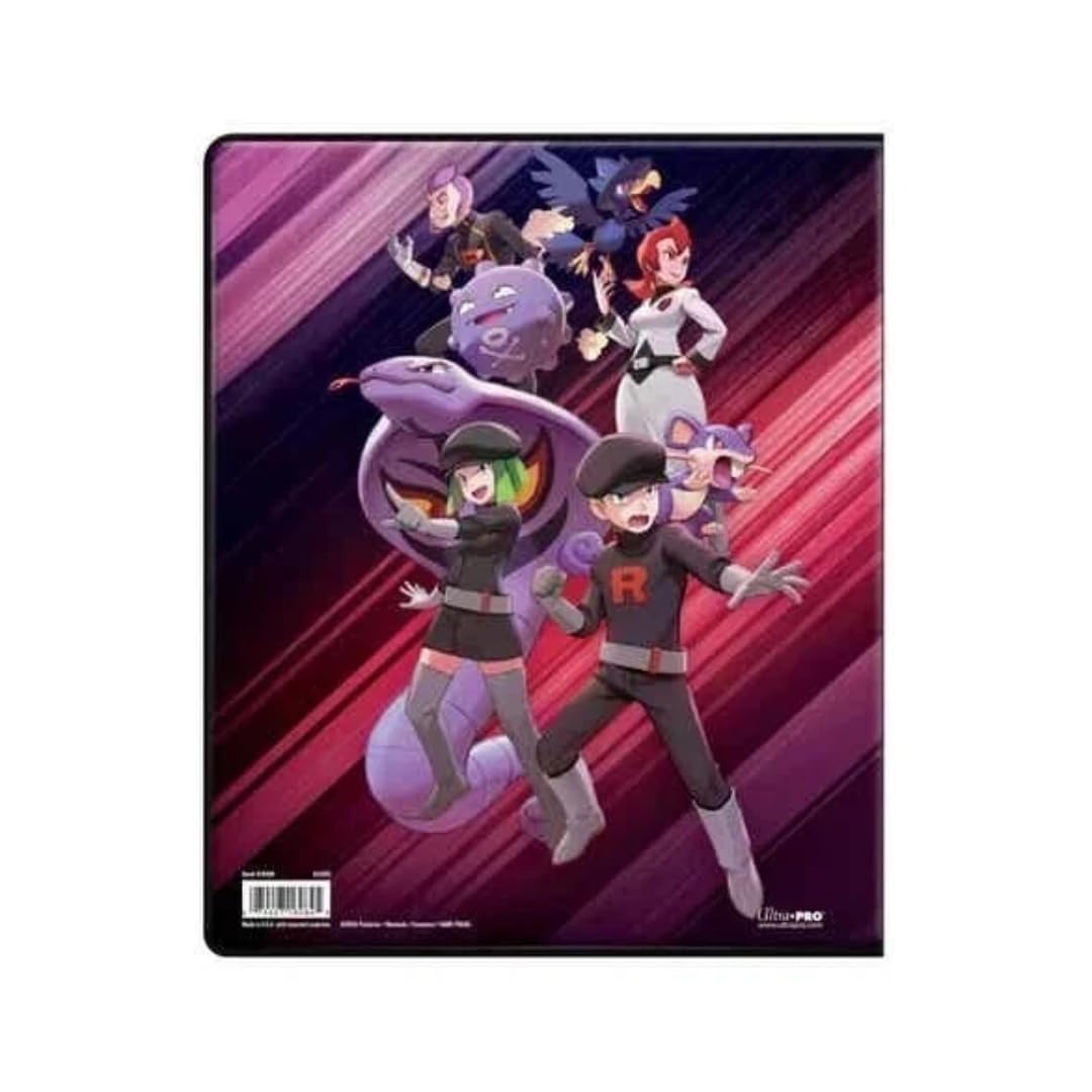 Pokémon Ultra Pro SV10 9‑Pocket Portfolio – 14 archivsichere Seiten, Platz für bis zu 252 Karten – PVC‑frei, säurefrei – Für Trading Cards & Sammelspaß