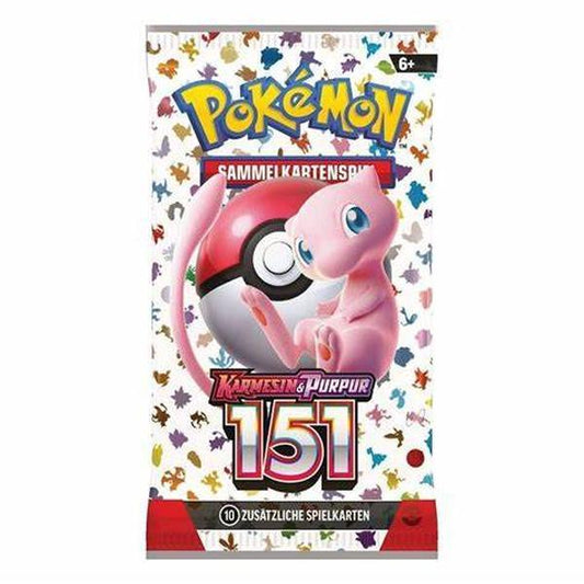 Pokémon TCG – Karmesin & Purpur 151 | Booster | Deutsch | 10 Karten