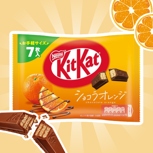 1x Kit Kat Mini Orange – Knusprige Schokoladen-Waffeln mit erfrischendem Orangenaroma (1x81.2g)