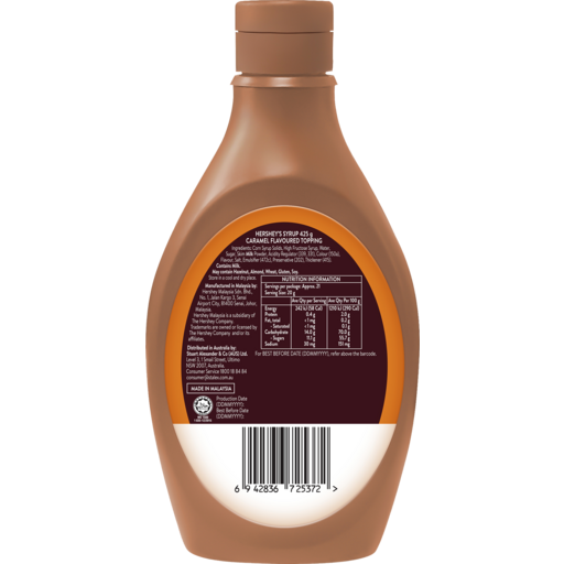 Hershey’s Caramel Syrup – 623 g | Karamellsirup für Desserts, Getränke & Backen | Glutenfrei & Koscher | Original Hershey’s Geschmack