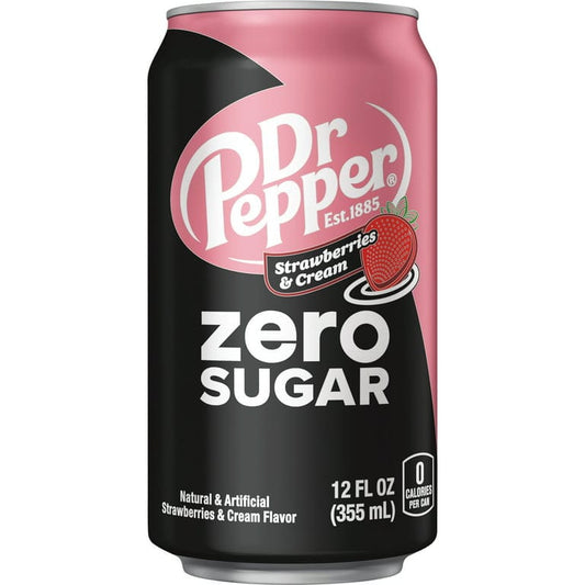 Dr Pepper Strawberry Cream Zero Sugar - spaeti-gonzales
