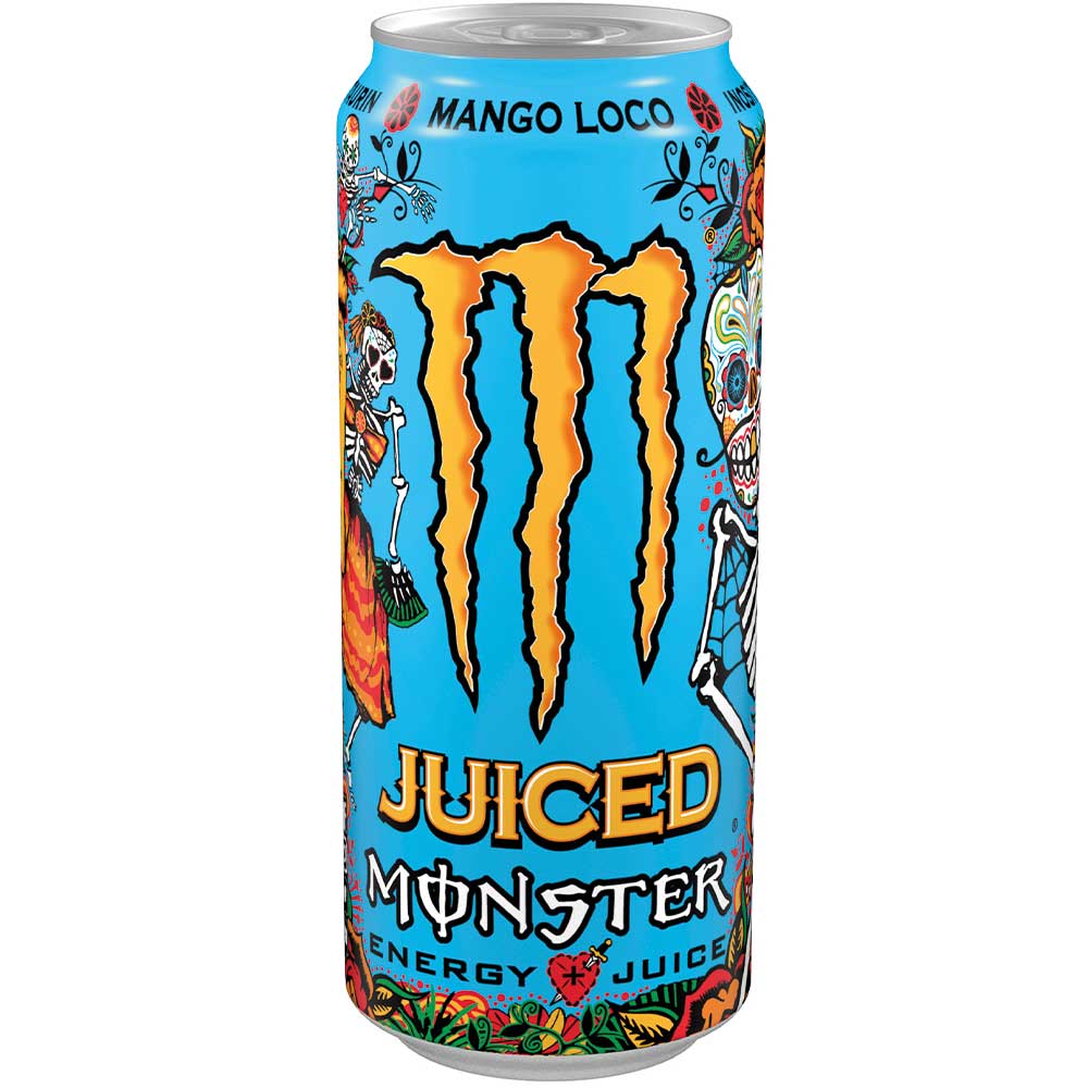 Monster Energy Juiced Mango Loco – 330ml | Koffeinhaltiger Energy-Drink mit Mango