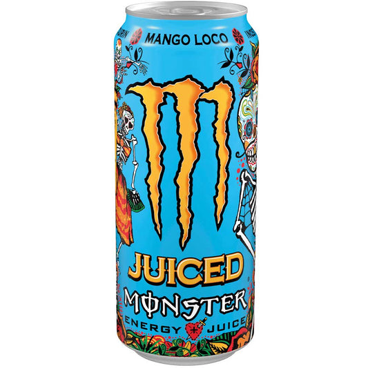 Monster Energy Juiced Mango Loco – 330ml | Koffeinhaltiger Energy-Drink mit Mango