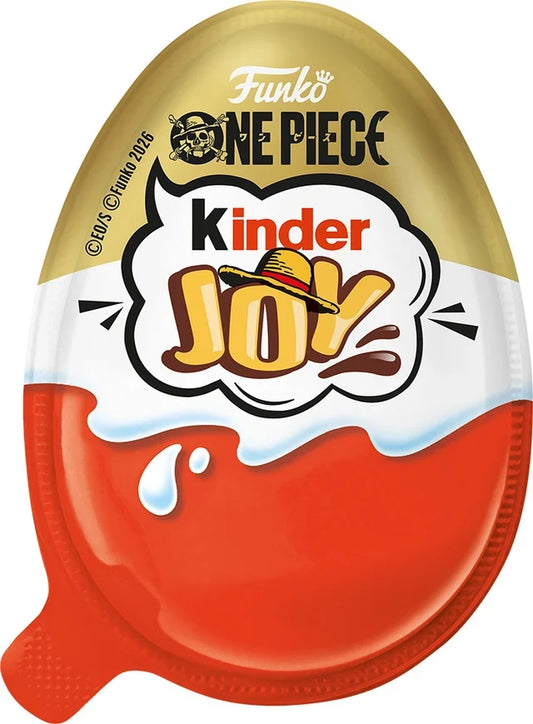 Kinder Joy One Piece Funko Pop Edition 2026 – Überraschungsei mit Sammelfigur [20g]