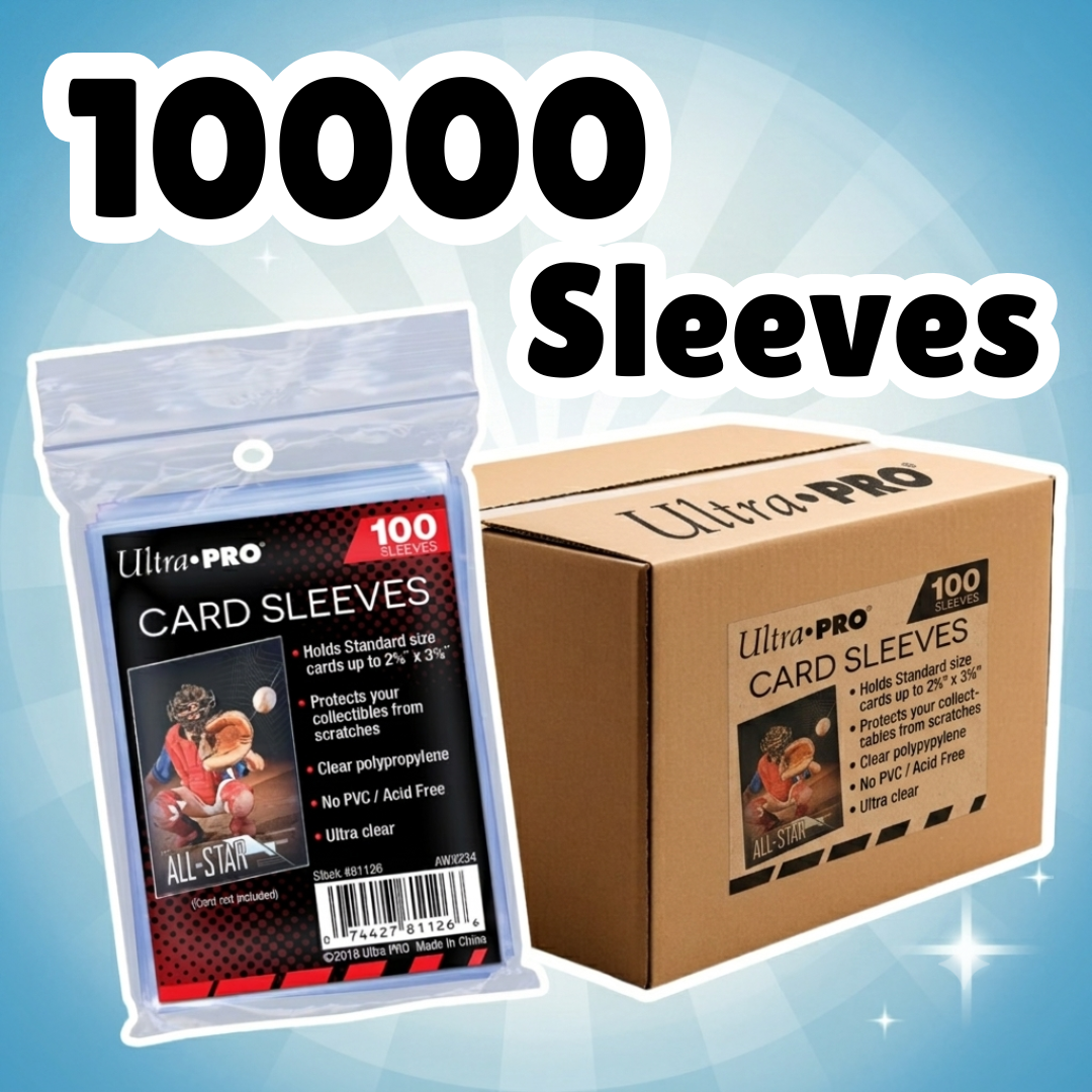 Ultra PRO Penny Sleeves Soft Standard Kartenhüllen 10.000 Stück – 100×100 Soft Sleeves für Pokémon, Magic & Trading Cards