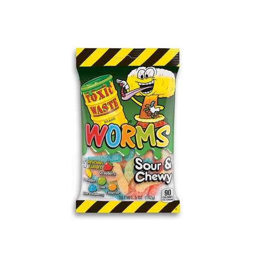 Toxic Waste Worms Sour & Chewy - spaeti-gonzales