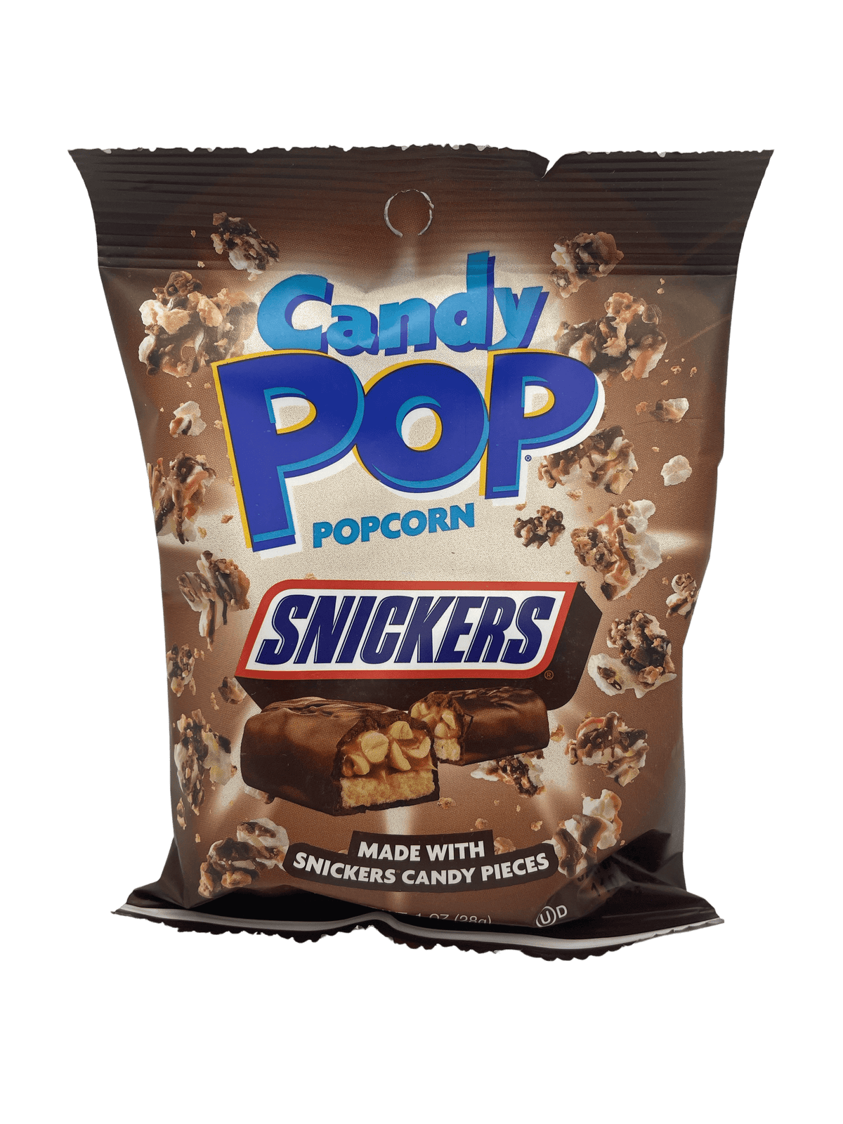 Candy Pop Candy Pop Snickers Popcorn 28 g – Süß-salziger US-Snack mit Schokolade ...