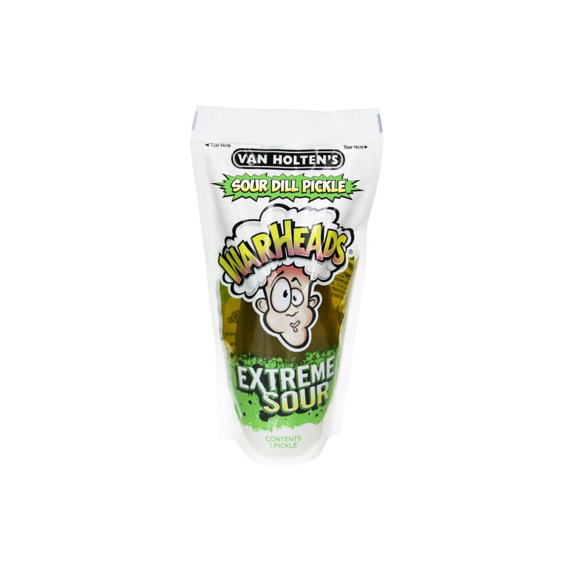 Van Holten Warheads Extreme Sour Pickle jumbo - spaeti-gonzales